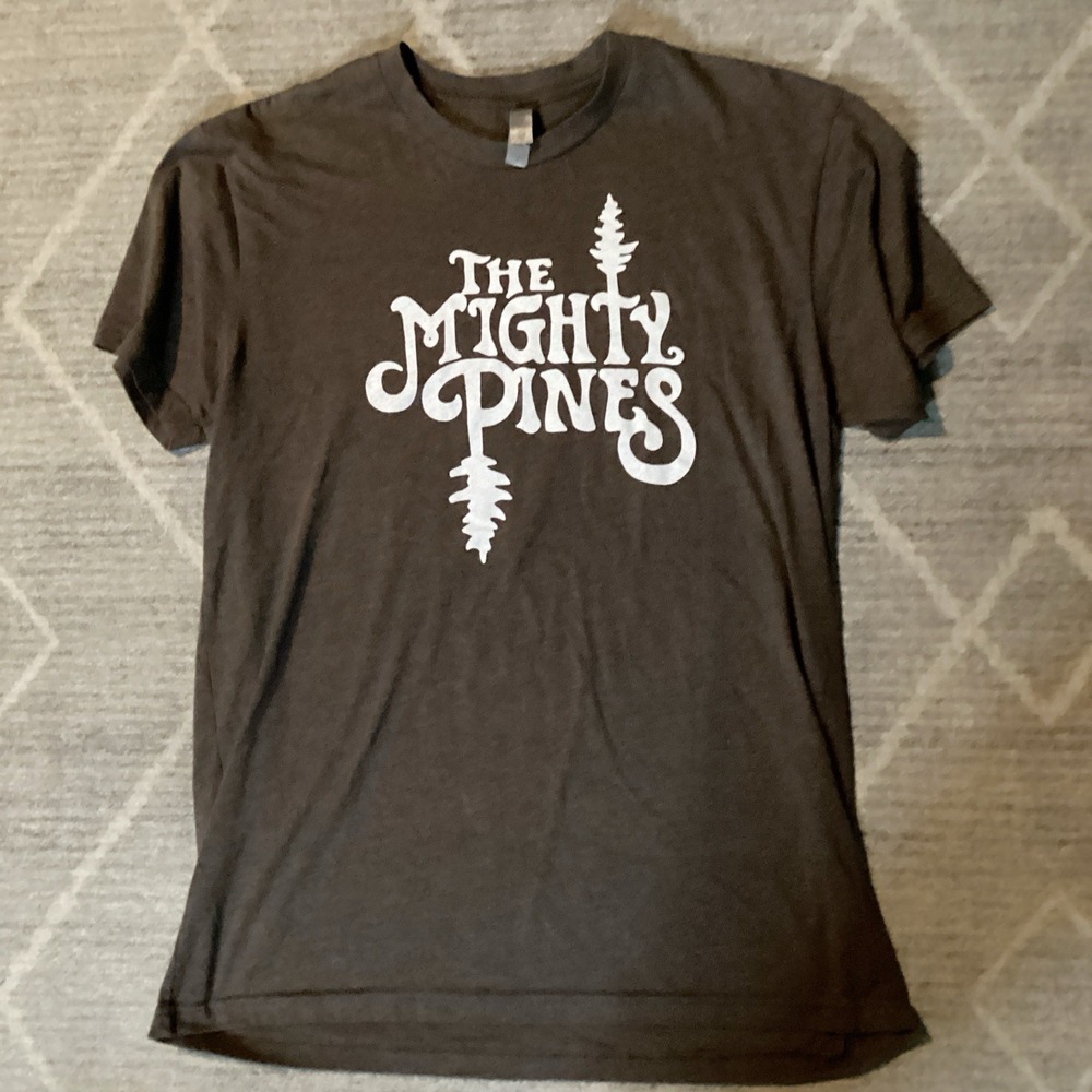 Mighty Pines Brown Tshirt Light Weight Material Size Medium